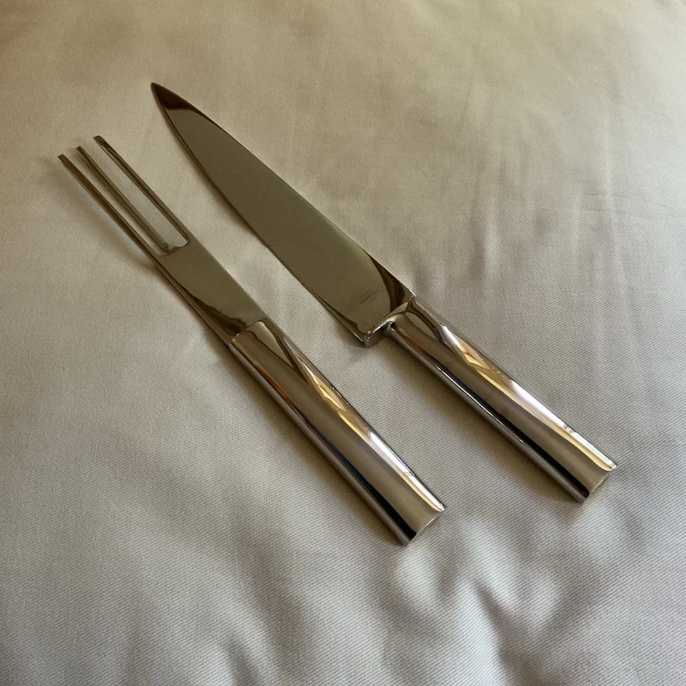 Boda Nova Carving Set Stainless Steel in Original Box Vintage